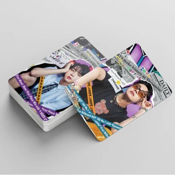 BOX of 55 Unofficial BTS 2022 Festa Photocards (Lomo cards) - Picture 7 of 8